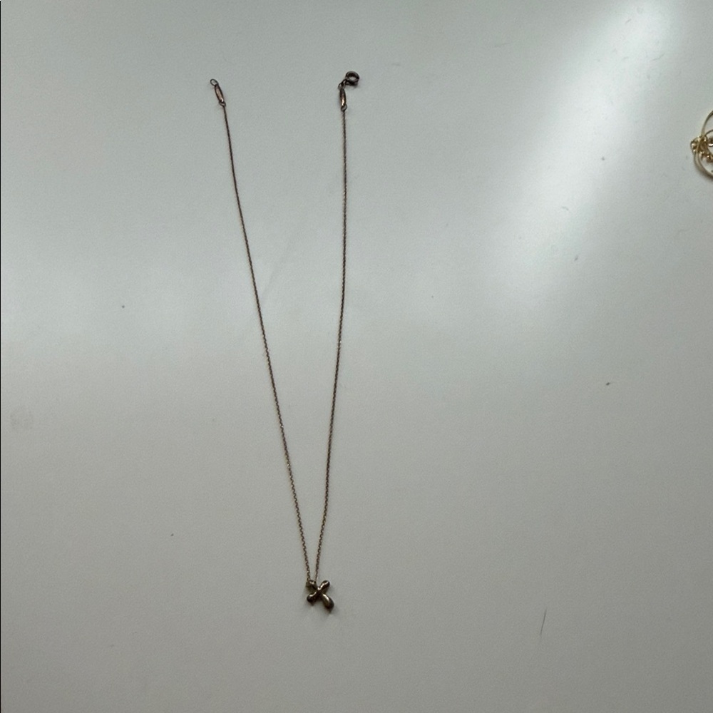 Tiffany & Co. Sliver Cross Necklace